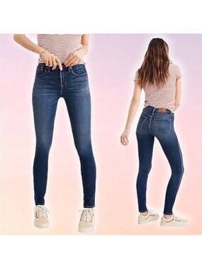 NWT Madewell Taller 10" High-Rise Skinny Jeans Danny Wash TENCEL Edition 23 NEW